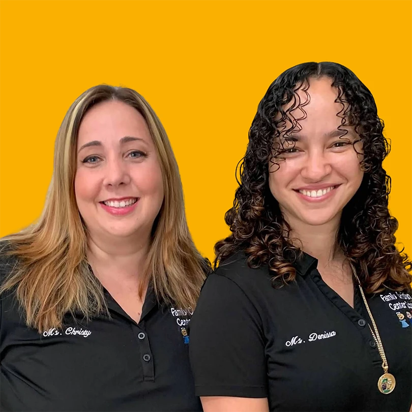 Ms. Christy and Ms. Denissa, FCC Preschool Director and Assistant Director